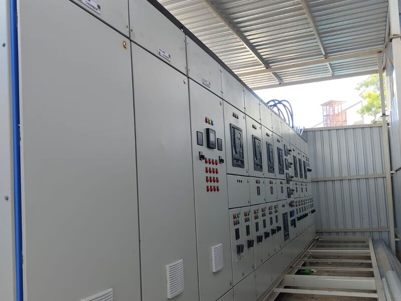 Panel sections set in line during installation